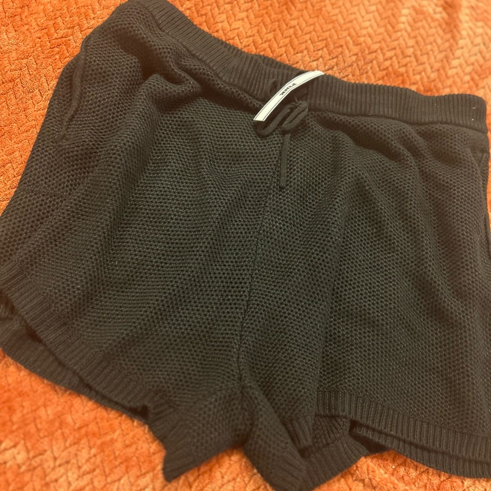 Victoria's Secret Black Knit Athletic Shorts